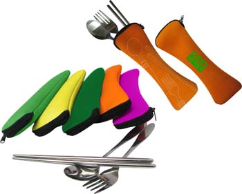 Travel Utensils with Pouch